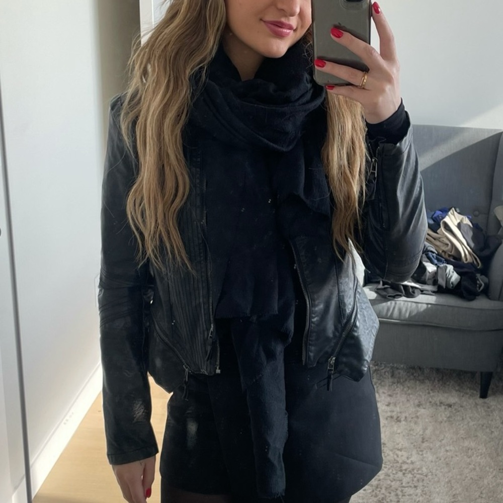 BLANKNYC Black Leather Jacket